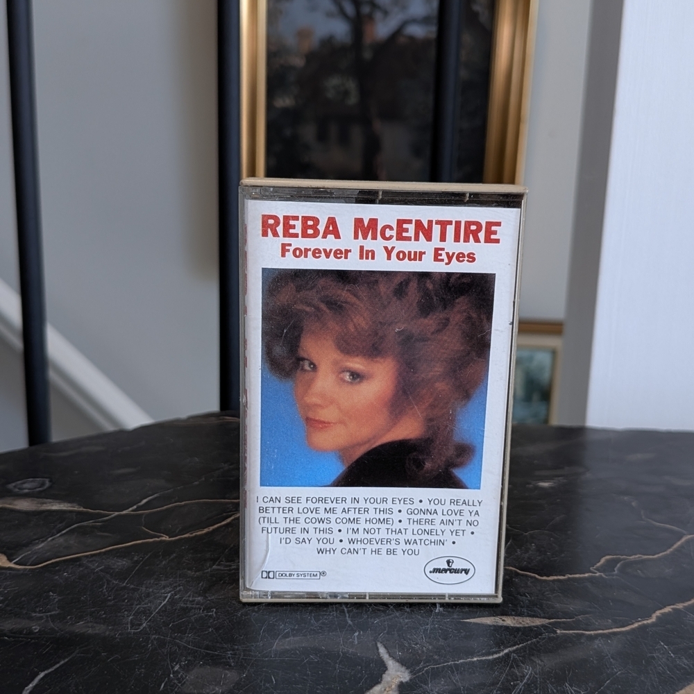 Reba McEntire Forever In Your Eyes Cassette Tape Vintage 1988 80s Country Music